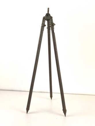 1.Weltkrieg, Gestell zum Scherenfernrohr 09 von Carl Zeiss Jena, feldgrauer Originallack