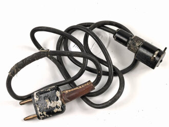 Beleuchtungskabel (Anstecklampe) unter anderem zum Entfernungsmesser 36. Hersteller Carl Zeiss Jena. Ungereinigtes Stück, Funktion nicht geprüft