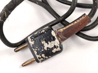 Beleuchtungskabel (Anstecklampe) unter anderem zum Entfernungsmesser 36. Hersteller Carl Zeiss Jena. Ungereinigtes Stück, Funktion nicht geprüft