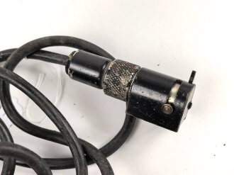 Beleuchtungskabel (Anstecklampe) unter anderem zum Entfernungsmesser 36. Hersteller Carl Zeiss Jena. Ungereinigtes Stück, Funktion nicht geprüft