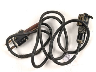 Beleuchtungskabel (Anstecklampe) unter anderem zum Entfernungsmesser 36. Hersteller Carl Zeiss Jena. Ungereinigtes Stück, Funktion nicht geprüft