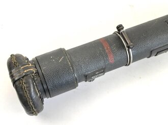 Entfernungsmesser 36 der Wehrmacht, Hersteller cxn. Gute Durchsicht, Originallack. Gängig, Gummi weich, in diesem Zustand selten