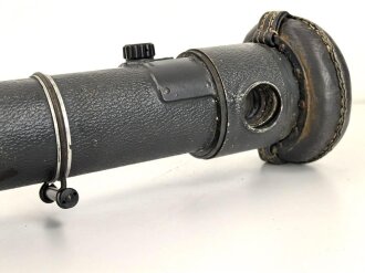 Entfernungsmesser 36 der Wehrmacht, Hersteller cxn. Gute Durchsicht, Originallack. Gängig, Gummi weich, in diesem Zustand selten