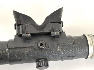 Entfernungsmesser 36 der Wehrmacht, Hersteller cxn. Gute Durchsicht, Originallack. Gängig, Gummi weich, in diesem Zustand selten