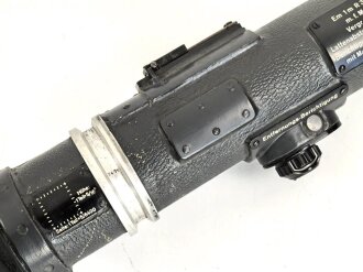 Entfernungsmesser 36 der Wehrmacht, Hersteller cxn. Gute Durchsicht, Originallack. Gängig, Gummi weich, in diesem Zustand selten