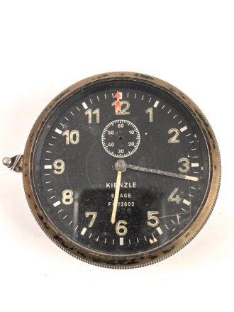 Luftwaffe 8 Tage Borduhr Kienzle Fl 22602.  Läuft...