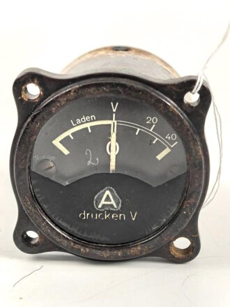 Luftwaffe Fl 32502-7 Strom - und Spannungsmesser . Leeres Gehäuse