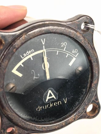Luftwaffe Fl 32502-7 Strom - und Spannungsmesser . Leeres Gehäuse