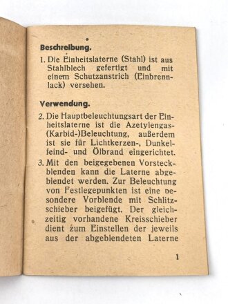 Merkblatt für die Handhabung der Einheitslaterne aus...