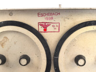 Ersatzteilkasten für den Laternenkasten Fu51 der Wehrmacht . Für die Einheitslaterne Preßstoff.. Ungereinigt