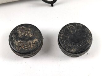 Ersatzteilkasten für den Laternenkasten Fu51 der Wehrmacht . Für die Einheitslaterne Preßstoff.. Ungereinigt