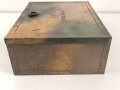 Fu51 ( Laternen ) Metallkasten mit Einsätzen. Originallack. Datiert 1941, ungereinigtes Stück, für die Einheitslaterne Preßstoff. Originallack, ungereinigtes Stück