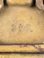 Fu51 ( Laternen ) Metallkasten mit Einsätzen. Originallack. Datiert 1941, ungereinigtes Stück, für die Einheitslaterne Preßstoff. Originallack, ungereinigtes Stück