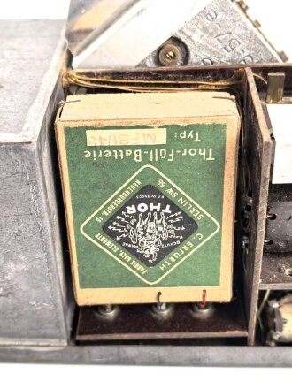 Radiosonde/ Wettersonde Wehrmacht. Unter anderem für Zwecke der Feldartillerie verwendet um den Luftdruck zu bestimmen. Unvollständiges Stück