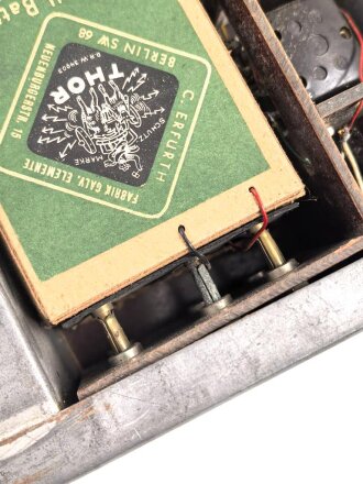 Radiosonde/ Wettersonde Wehrmacht. Unter anderem für Zwecke der Feldartillerie verwendet um den Luftdruck zu bestimmen. Unvollständiges Stück