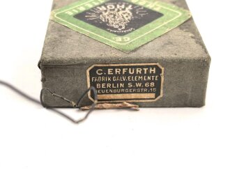 "Thor Füll Batterie"  Kraftquelle für Radiosonde/ Wettersonde Wehrmacht. Vollständig leer, dennoch KEIN VERSAND NACH ÜBERSEE