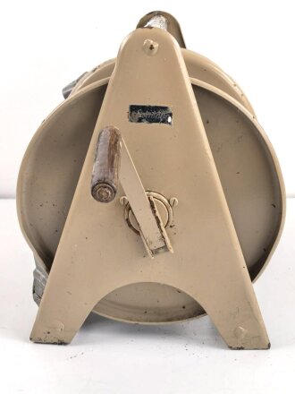 Eisemann Kabeltrommel , Alter und Herkunft unbekannt. Ungereinigt, schwere Ausführung