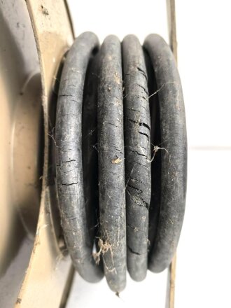 Eisemann Kabeltrommel , Alter und Herkunft unbekannt. Ungereinigt, schwere Ausführung