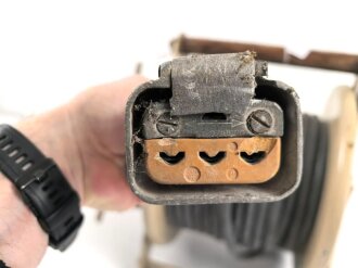 Eisemann Kabeltrommel , Alter und Herkunft unbekannt. Ungereinigt, schwere Ausführung