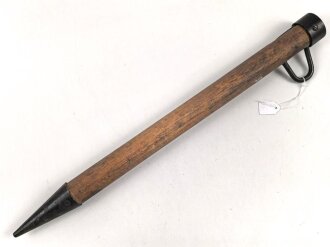 Zeltplock Wehrmacht, grosse Ausführung für zum Beispiel Sanitätszelte oder dergleichen. Länge 50cm, guter Zustand