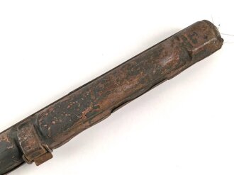 Laufschützer 42 Wehrmacht, datiert 1943. Originallack, ungereinigtes Stück