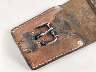 Schweiz, Koppelschuh Leder, datiert 1936