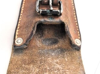 Schweiz, Koppelschuh Leder, datiert 1936