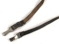 Querriemen für die Uniform, höchstwahrscheinlich DJ oder HJ. Schwarzes Leder mit RZM Beschlägen, Gesamtlänge 83cm
