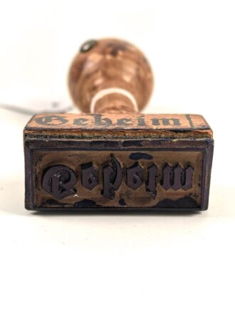 III.Reich, Kastenstempel " Geheim "