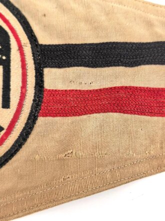 Der Deutsche Automobil Club DDAC, Wimpel für ein Fahrzeug, stark gebraucht, 19cm Höhe