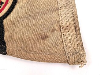 Der Deutsche Automobil Club DDAC, Wimpel für ein Fahrzeug, stark gebraucht, 19cm Höhe