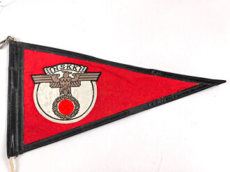 NSKK, Wimpel für ein Fahrzeug in sehr gutem Zustand, Höhe 17cm