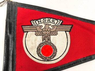 NSKK, Wimpel für ein Fahrzeug in sehr gutem Zustand, Höhe 17cm