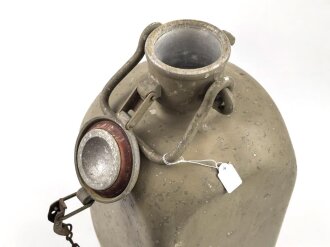 10 Liter Trinkwasserflasche Wehrmacht. Originallack, ungereinigtes Stück