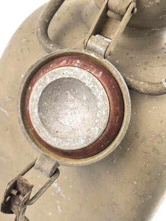 10 Liter Trinkwasserflasche Wehrmacht. Originallack, ungereinigtes Stück
