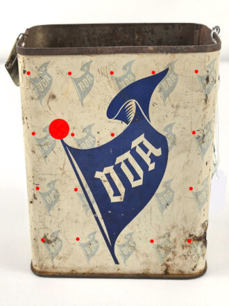 Volksbund für das Deutschtum im Ausland VDA Sammeldose. Originallack, Griff und Deckel fehlen