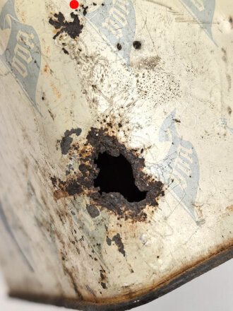 Volksbund für das Deutschtum im Ausland VDA Sammeldose. Originallack, Griff und Deckel fehlen