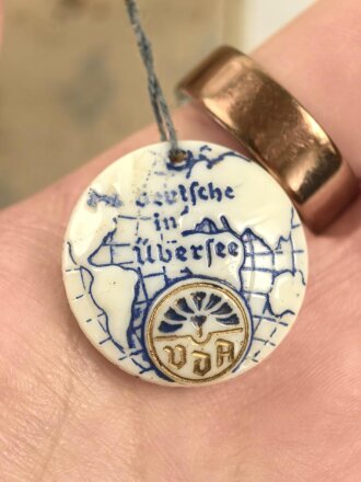 Volksbund für das Deutschtum im Ausland VDA Sammeldose. Originallack, Griff und Deckel fehlen