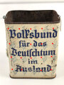 Volksbund für das Deutschtum im Ausland VDA Sammeldose. Originallack, Griff und Deckel fehlen