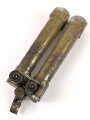 Russland 2. Weltkrieg, Scherenfernrohr, datiert 1938, Originallack, klare Durchsicht, Strichplatte deutlich. Die Aufnahme defekt. Ungereinigt