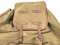 Rucksack für Gebirgstruppen der Wehrmacht. Frühe Ausführung, getragenes Stück in gutem Gesamtzustand