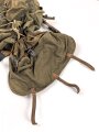Rucksack für Gebirgstruppen der Wehrmacht, getragenes Stück mit Reichsbetriebsnummer