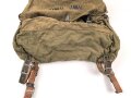 Rucksack für Gebirgstruppen der Wehrmacht, getragenes Stück mit Reichsbetriebsnummer