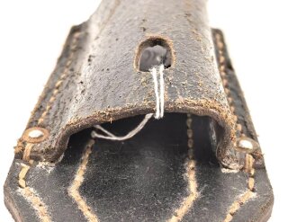 Koppelschuh zum Seitengewehr für k98 der Wehrmacht. Ungebrauchtes Stück, datiert 1941, recht breite Ausführung