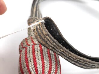 Portepee für das Extra Seitengewehr der Feuerwehr III.Reich