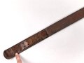 Luftwaffe, Koppelriemen für Mannschaften. Schokoladenbraunes Kammerstück mit Leichtmetall Gegenhalt. Datiert 1937, Gesamtlänge 116cm