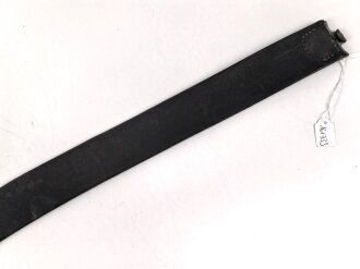 Koppelriemen Wehrmacht für Mannschaften. Gesamtlänge 92cm, Tragebedingt verzogen