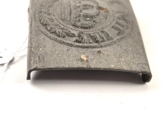 1.Weltkrieg Preussen, Koppelschloss für Mannschaften, Eisen lackiert