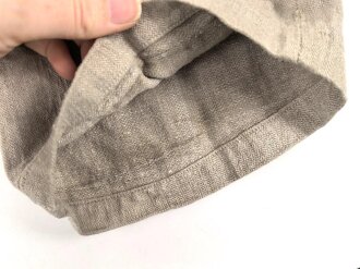 Drillichhose rohweiss Wehrmacht. Kammerstück in gutem Zustand