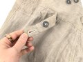 Drillichhose rohweiss Wehrmacht. Kammerstück in gutem Zustand